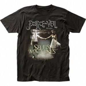 Pierce The Veil Selfish Machines Black Tshirt